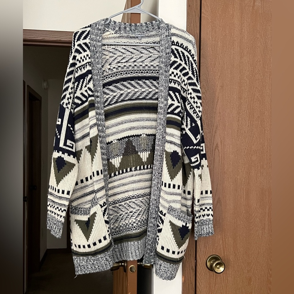 Multi colored cardigan
